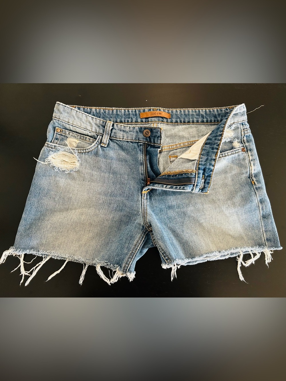 JOE’S Jeans Distressed Cutoff Denim Shorts Size 29